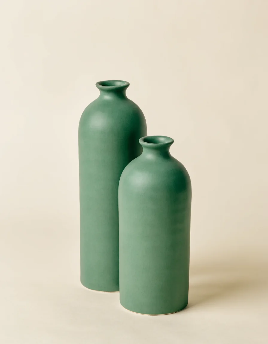 Sage Ceramic Vases